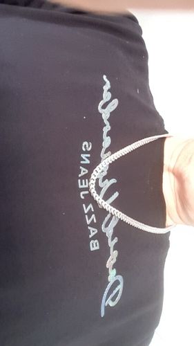 Customer photo review of Custom 18k White Gold Cuban Link Chain