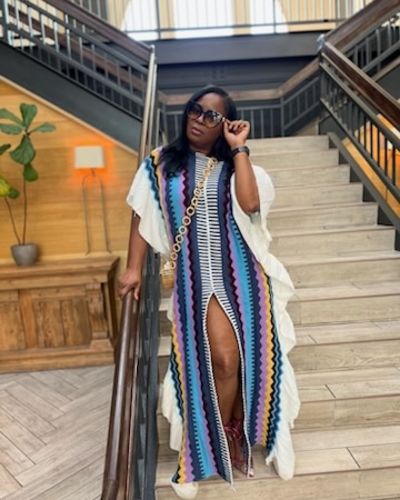 Customer photo review of Cozy & Warm Knitted Sweater Dress - Fits up to 3X