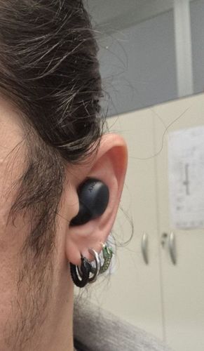 Customer photo review of Ouroboros Earrings