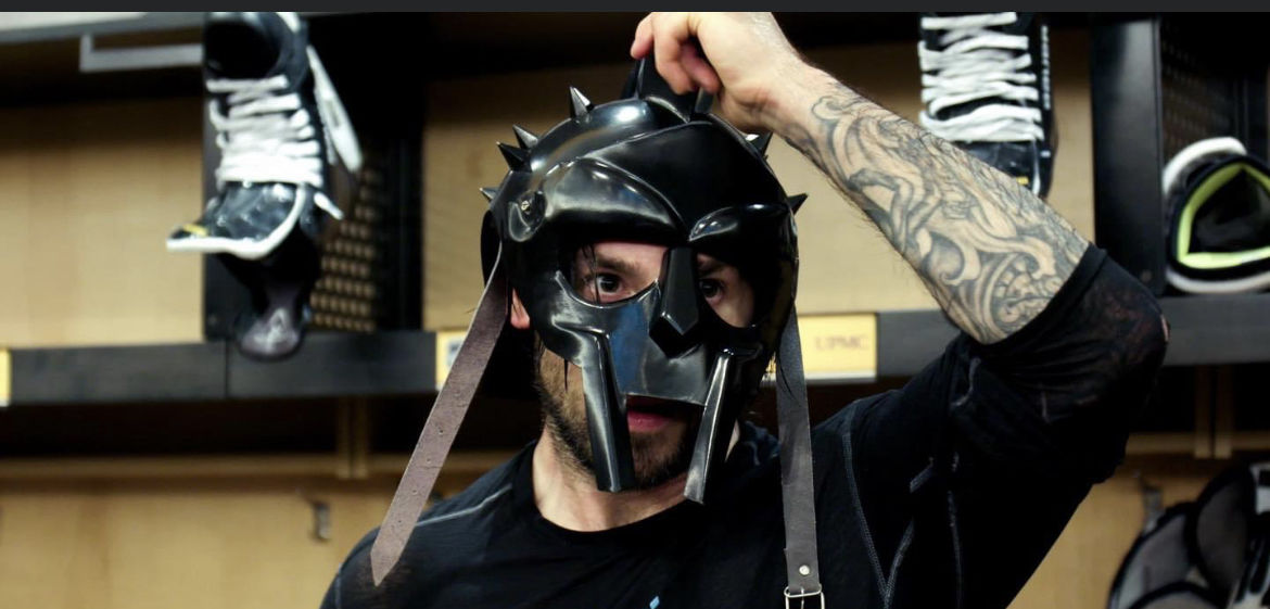 Customer photo review of Roman Gladiator Maximus Helmet - Black