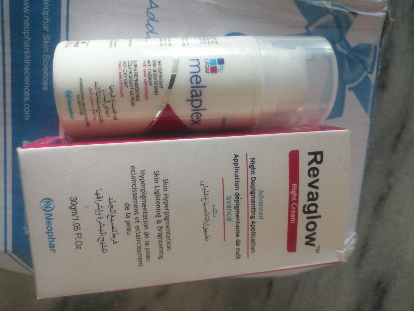 Customer photo review of Melaplex Cream