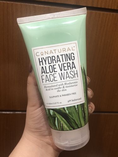 Customer photo review of Hydrating Aloe Vera Face Wash
