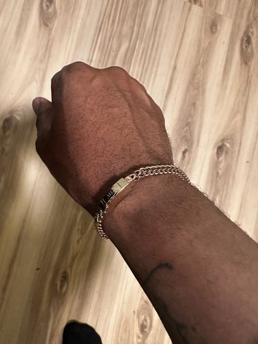 Customer photo review of 4mm Franco Link Bracelet