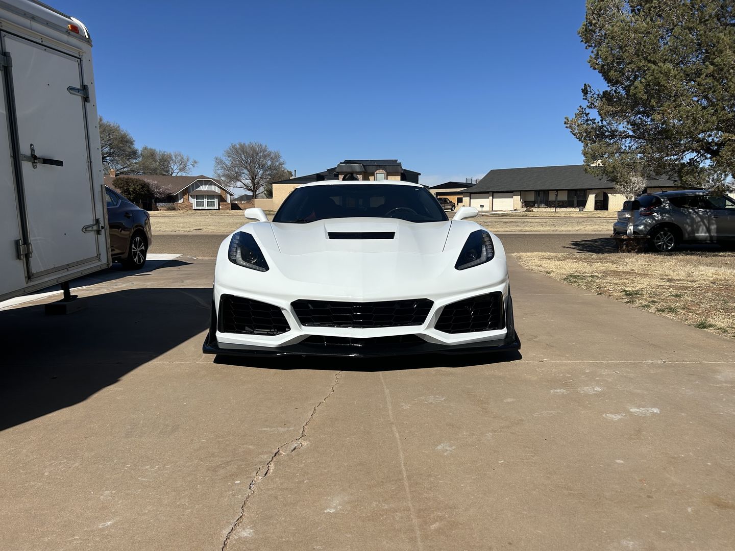 Customer photo review of Corvette C7 ZR1 Conversion Front Bumper Kit
