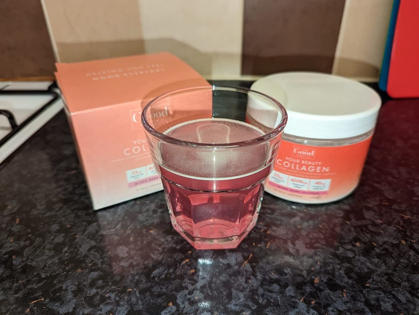Customer photo review of 90-Day Daily Collagen Powder Bundle