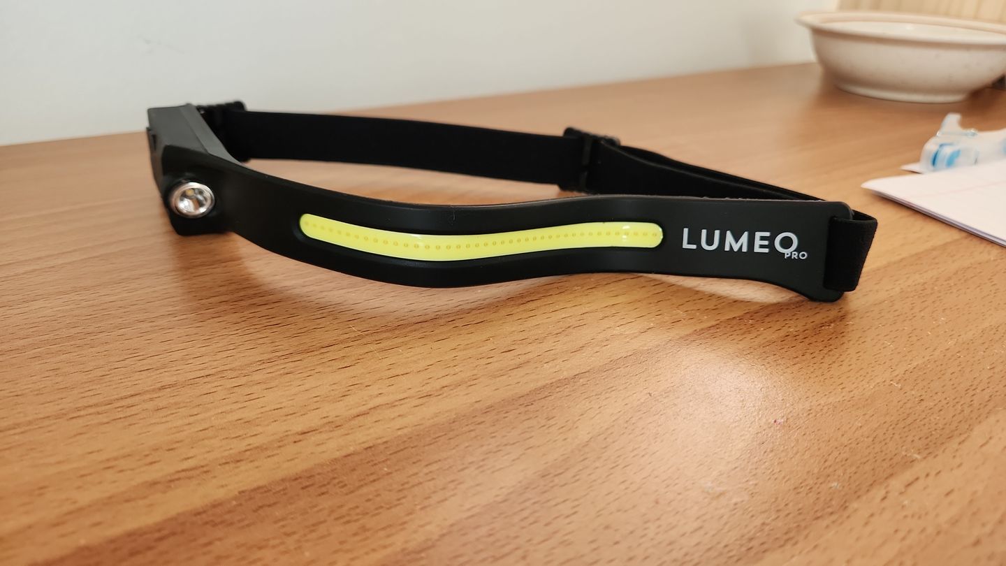 Customer photo review of Lumeo Pro Premium Headlamp SPECIAL OFFER
