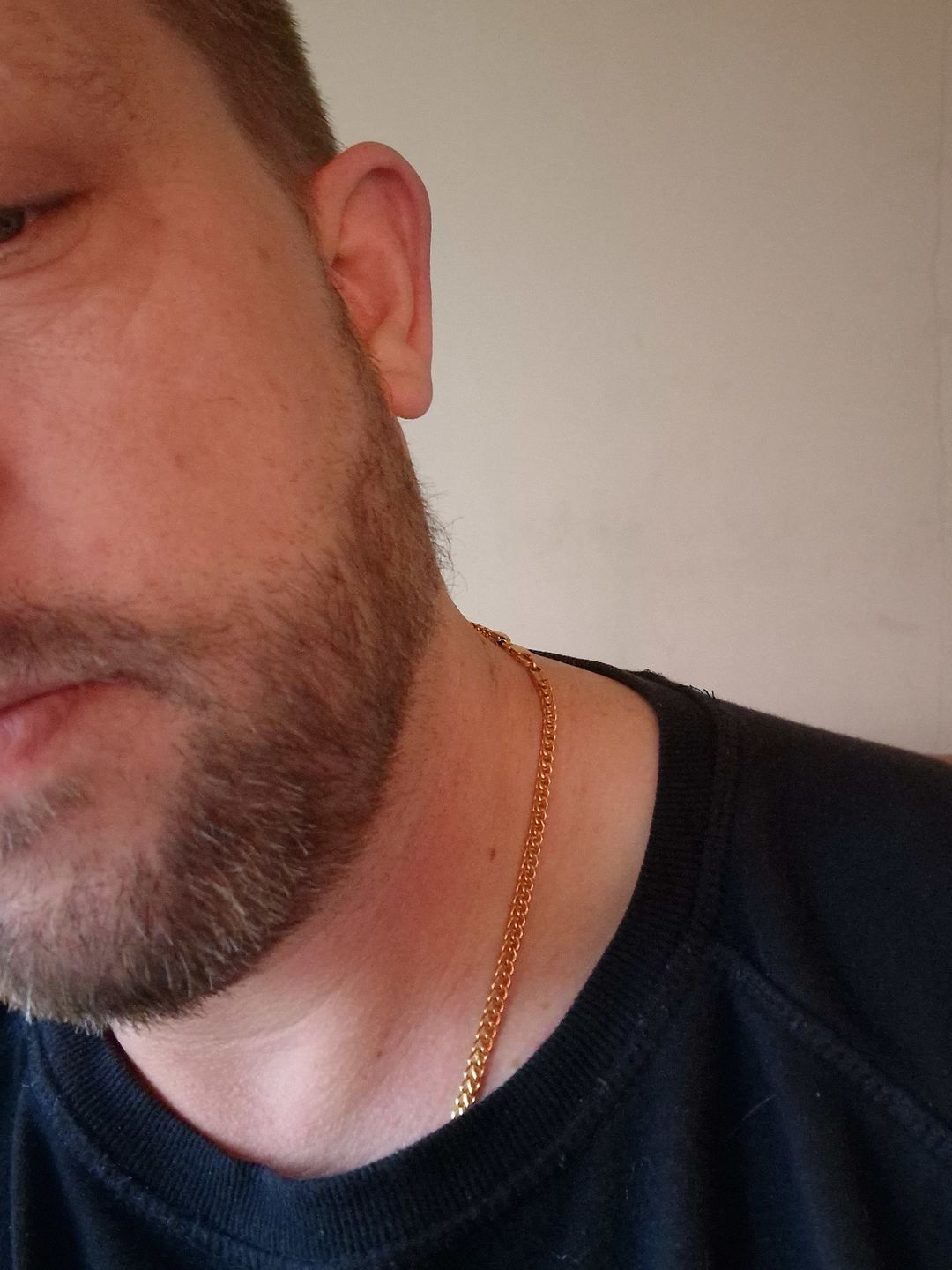 Customer photo review of CLEAN FRANCO CHAIN. - 3MM 18K GOLD