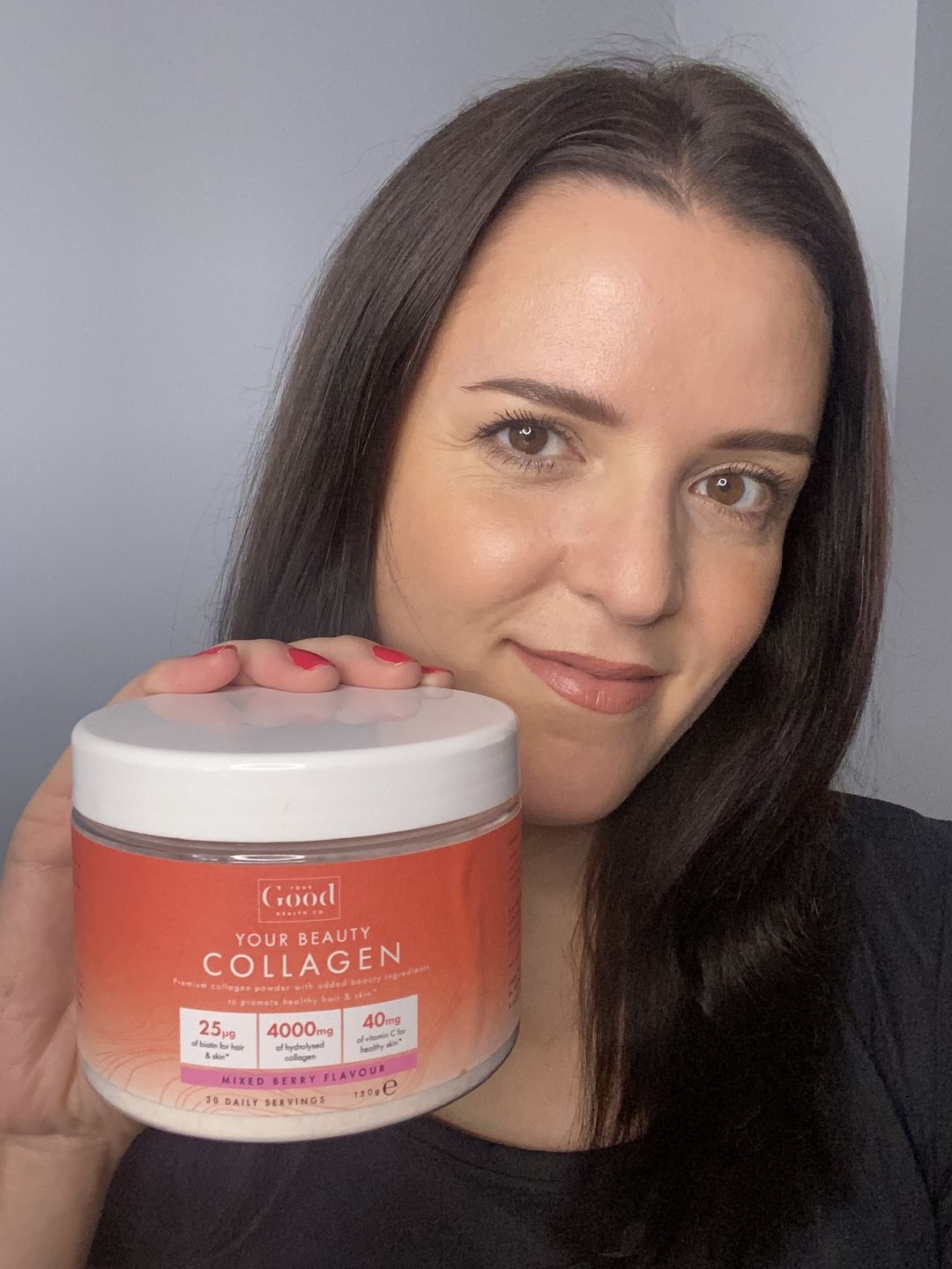 Customer photo review of Your Beauty Daily Collagen Powder