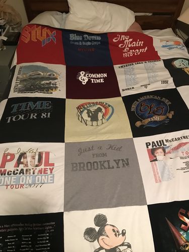 Customer photo review of Classic T-Shirt Blanket