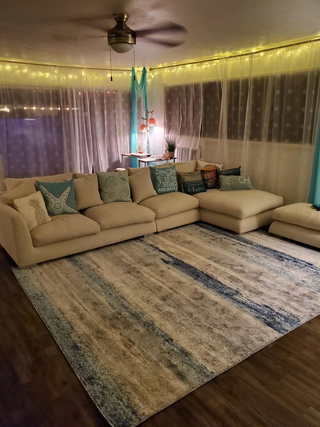 Customer photo review of Feathers Sectional