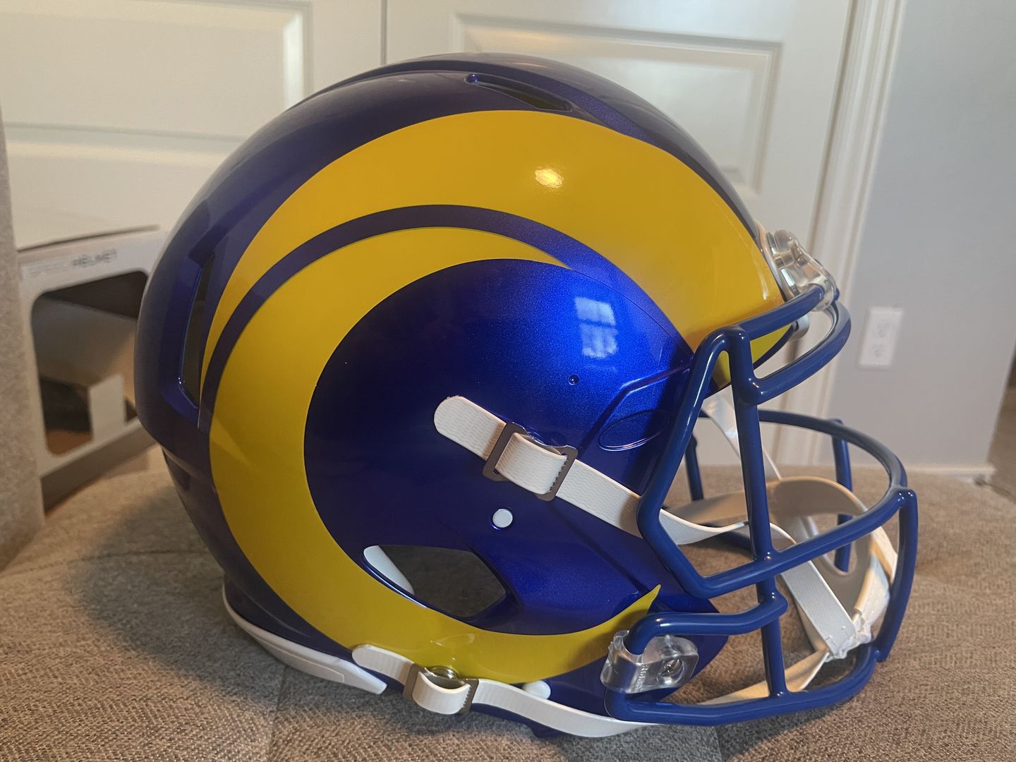 Customer photo review of LA Rams Riddell Speed Authentic Football Helmet