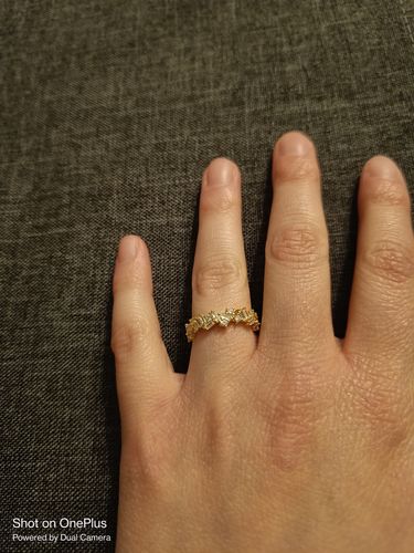 Customer photo review of Baguette Ring