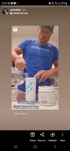 Customer photo review of Blue Revive T-shirt