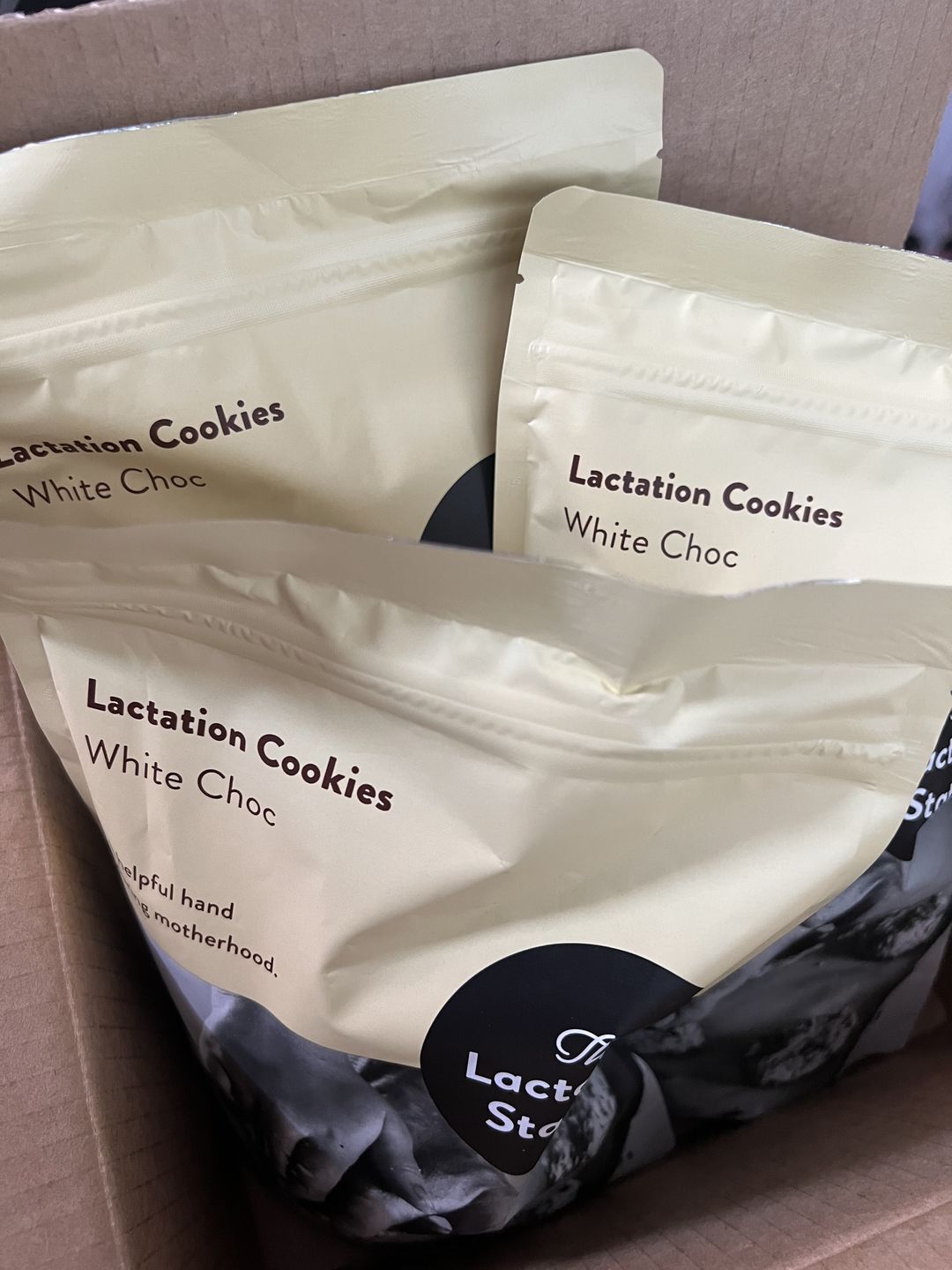 Customer photo review of White Choc Lactation Cookies