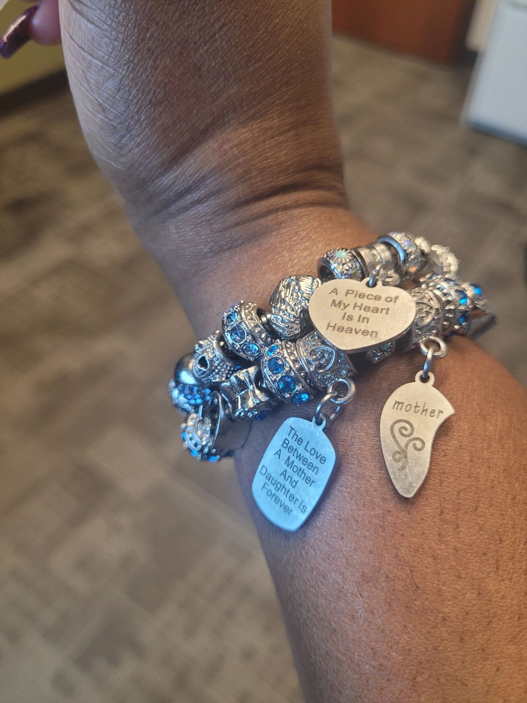 Customer photo review of Piece Of My Heart Bracelet