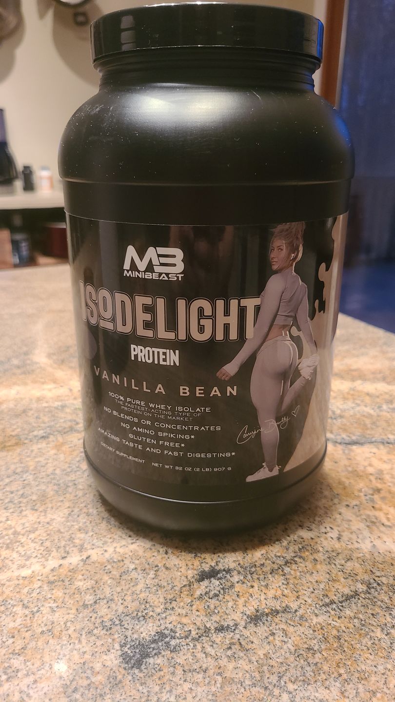 Customer photo review of IsoDelight Protein