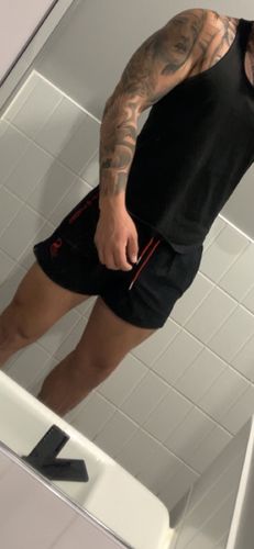 Customer photo review of Quads of the Gods - Lift Shorts - Black / Red
