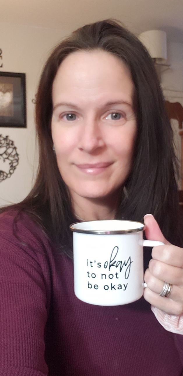 Customer photo review of It's okay to not be okay Campfire Mug