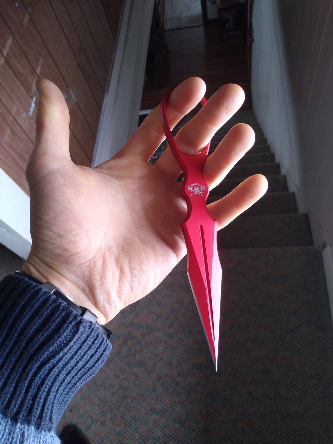 Customer photo review of Skallywag Aluminum Dagger (Not Trainer)