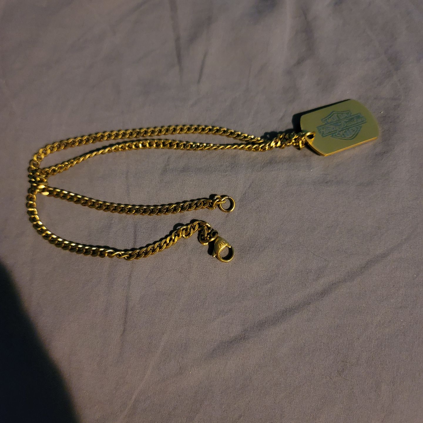 Customer photo review of Matte Dog Tag