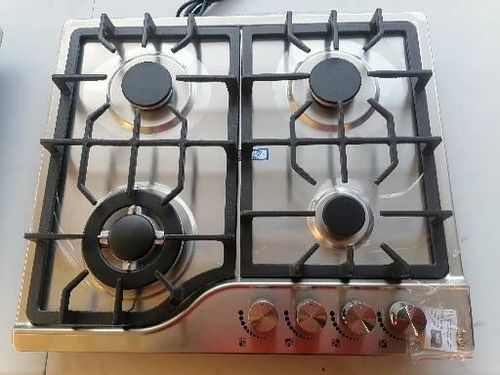 Customer photo review of Parrilla de Gas Empotrable 4 Quemadores Acero Inoxidable