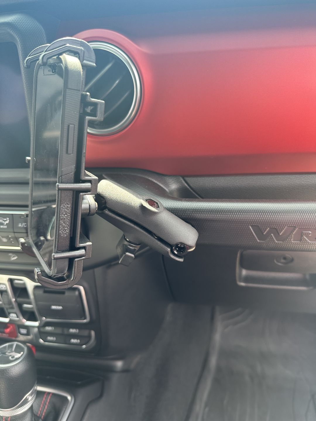 Customer photo review of JL/JLU Grab Bar Ball Mount
