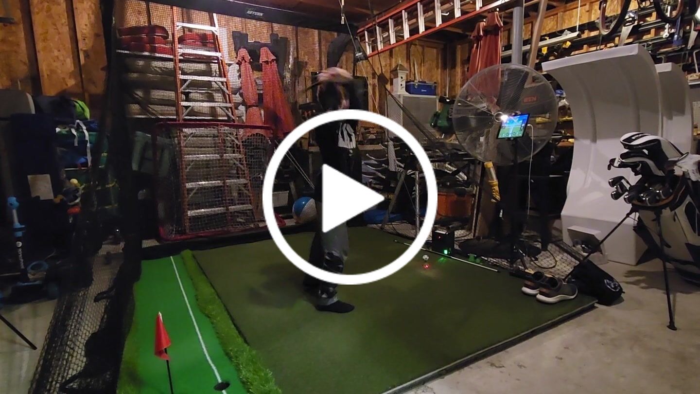 Customer video review of SkyTrak Home Golf Simulator Package