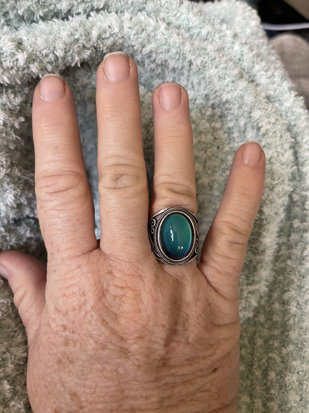 Customer photo review of New-Age Mood Ring