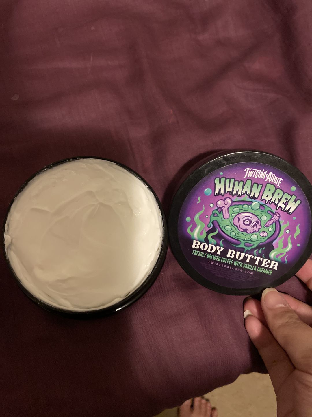 Customer photo review of Human Brew Body Butter