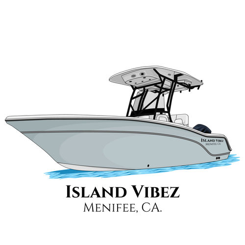 Customer photo review of Custom Digital Boat Artwork