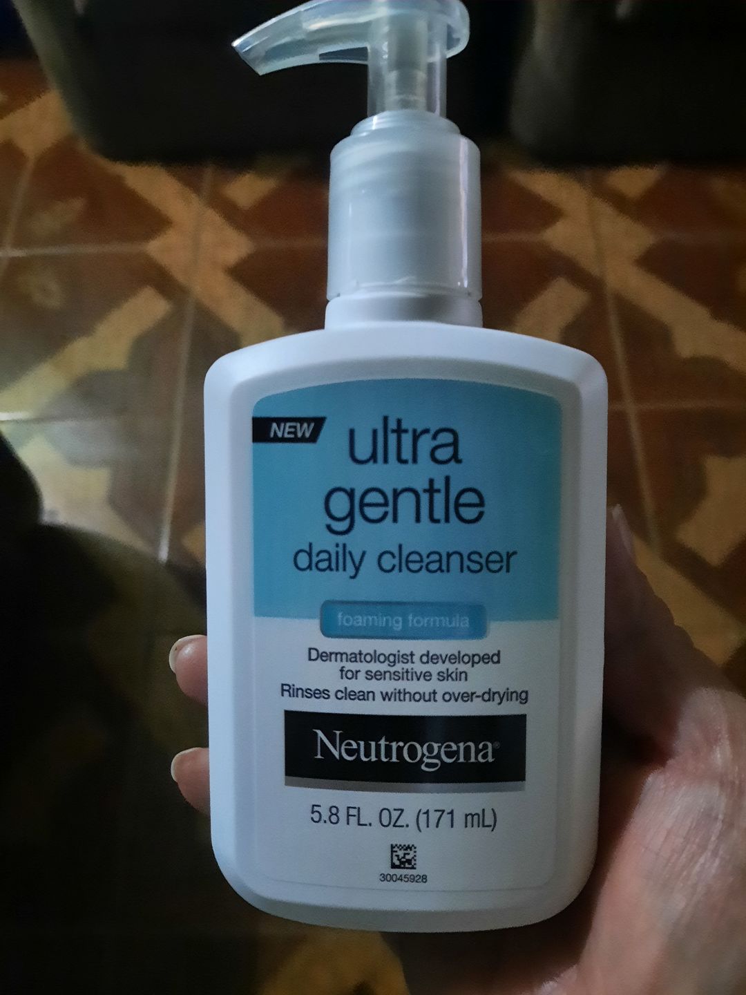 Customer photo review of Ultra Gentle Daily Cleanser