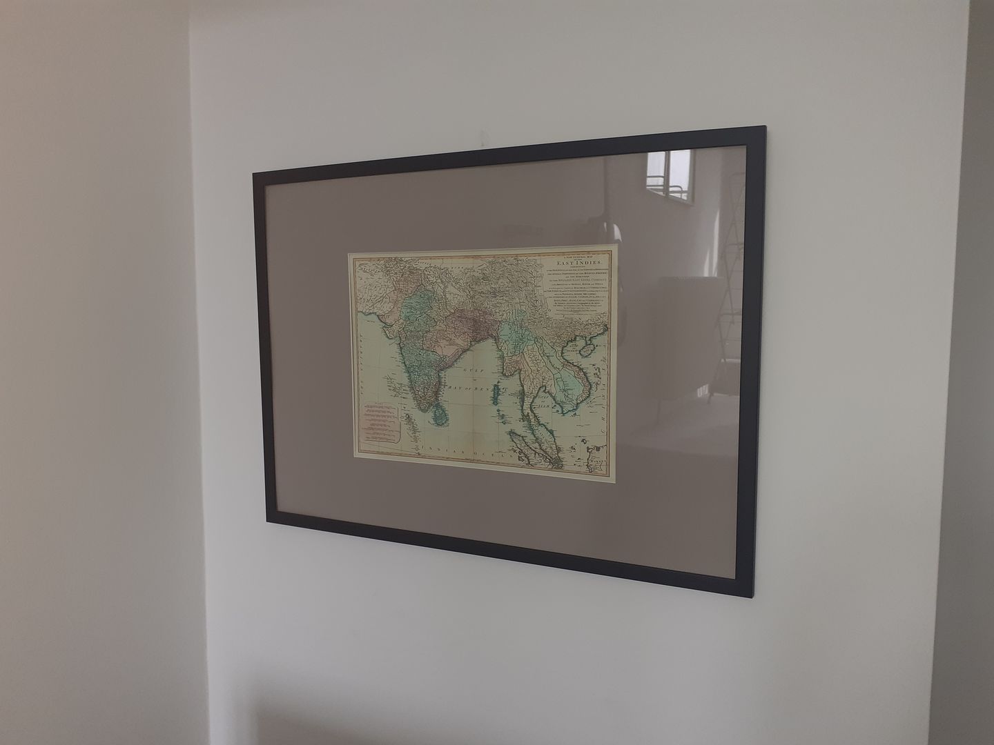 Customer photo review of Old Map of the East Indies, 1794 - India, Hindustan, China, Vietnam, Thailand, Siam, Burma, Malaysia, Vietnam, Pegu