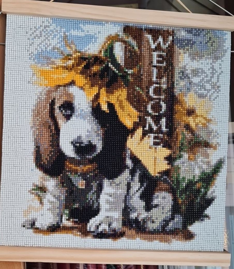 Customer photo review of Holzrahmen mit Magnetverschluss für Diamond Painting