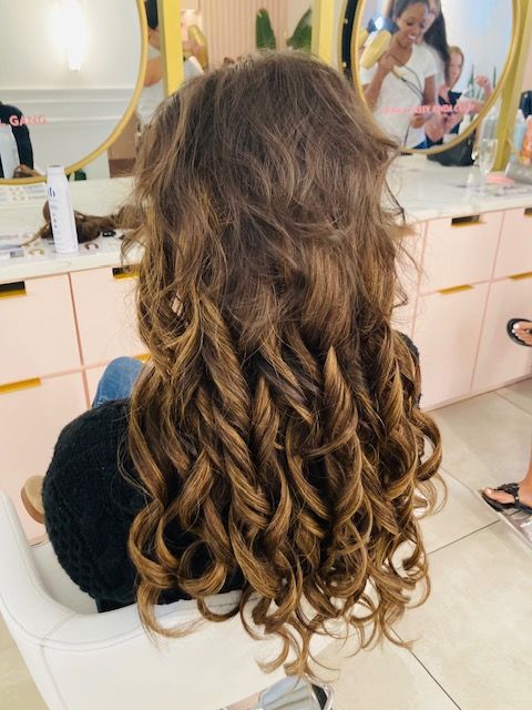 Customer photo review of Clip in Human Hair Extensions Balayage Brown Highlights #2/2/6