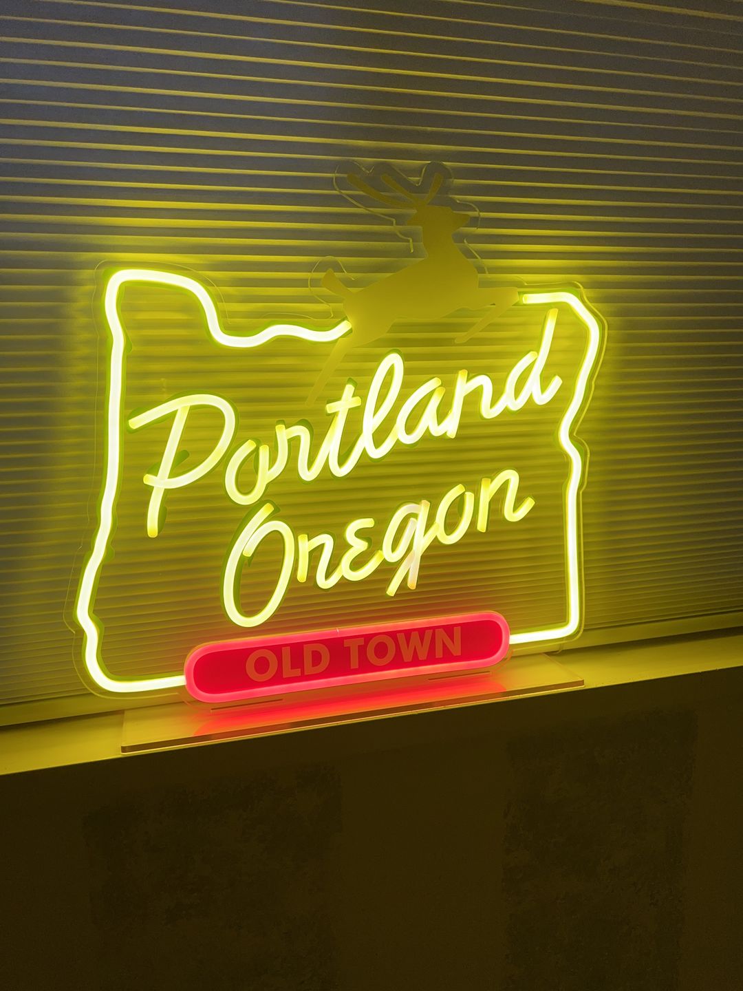 Customer photo review of LED Portland Sign
