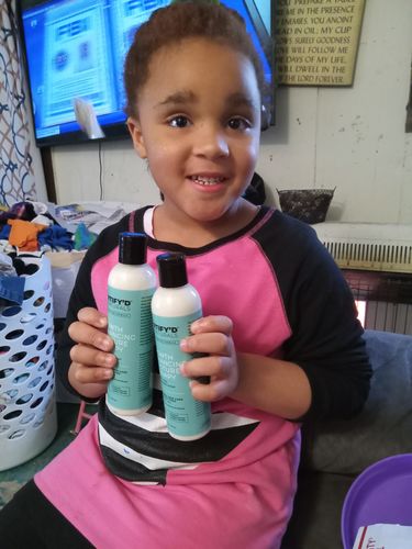 Customer photo review of Growth Enhancing Moisture Therapy