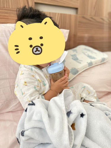 Customer photo review of Hegen 11oz/330ml Straw Cup in Blue