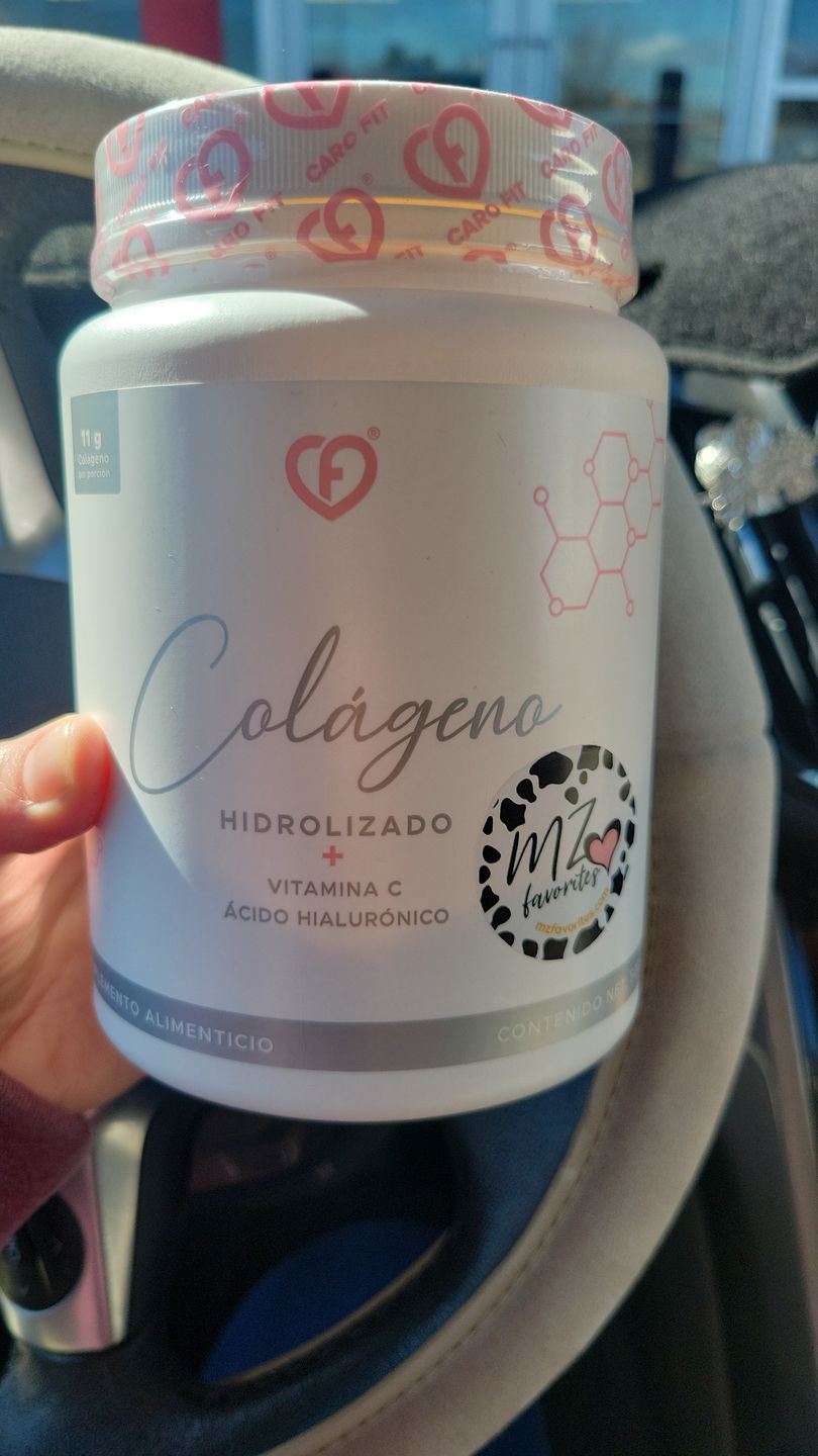 Customer photo review of Caro Fit Collagen with Vitamin C and Hyaluronic Acid