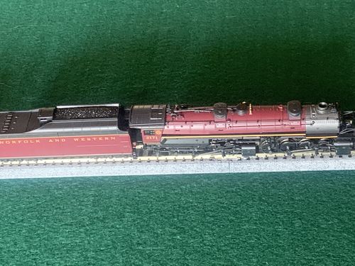 Customer photo review of BLI 7227 N&W Y6b 2-8-8-2, #2171, N&W Maroon, 22i tender, Paragon4 Sound/DC/DCC, N (Fantasy Paint Scheme)