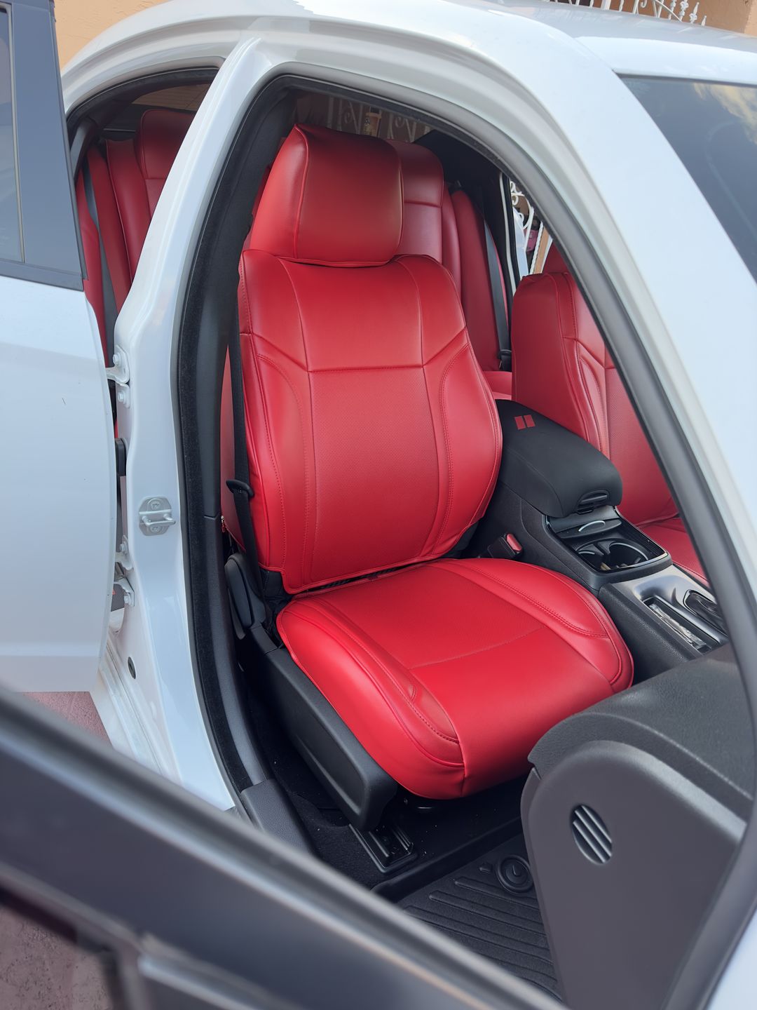 Customer photo review of 2015-Up Dodge Charger Custom Leather Seat Covers