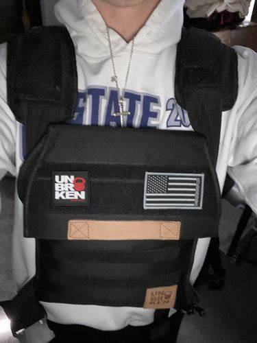Customer photo review of Classic weight vest + Sand Plates