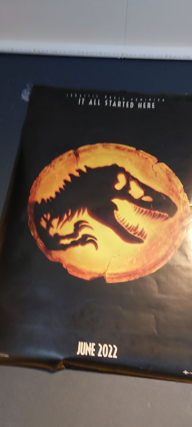 Customer photo review of Jurassic World Dominion Plakat