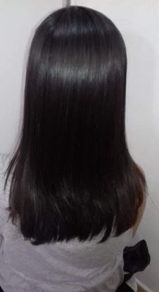 Customer photo review of Lissage Au Tanin Kera Glow