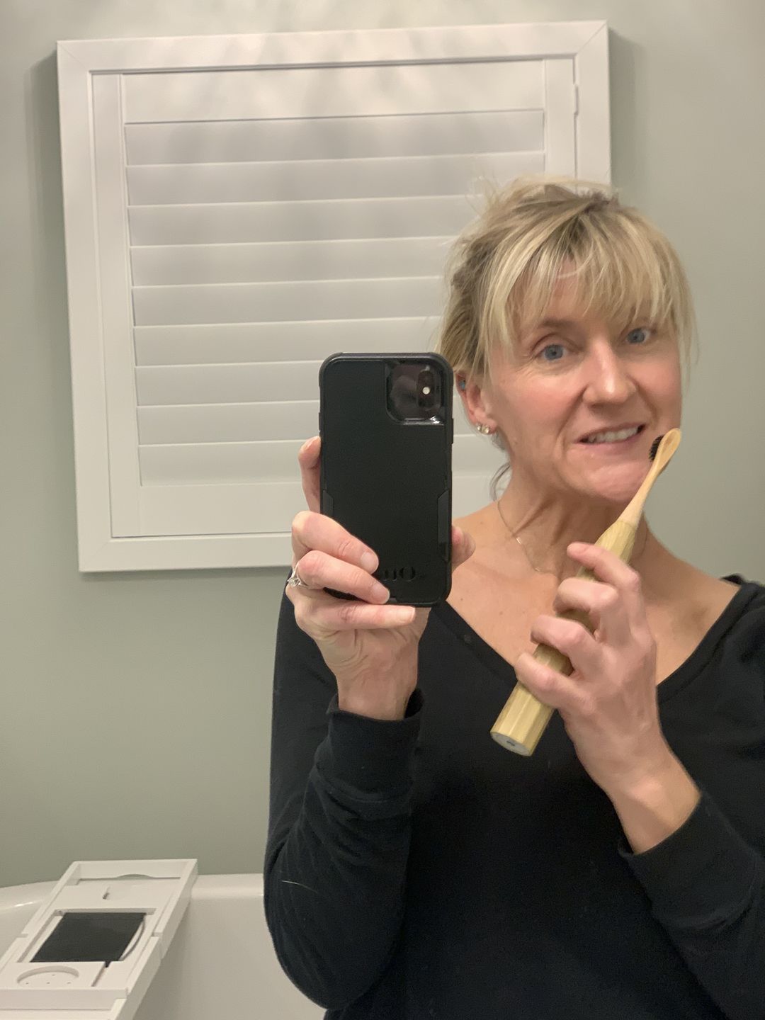 Customer photo review of Bamboo Electric Toothbrush