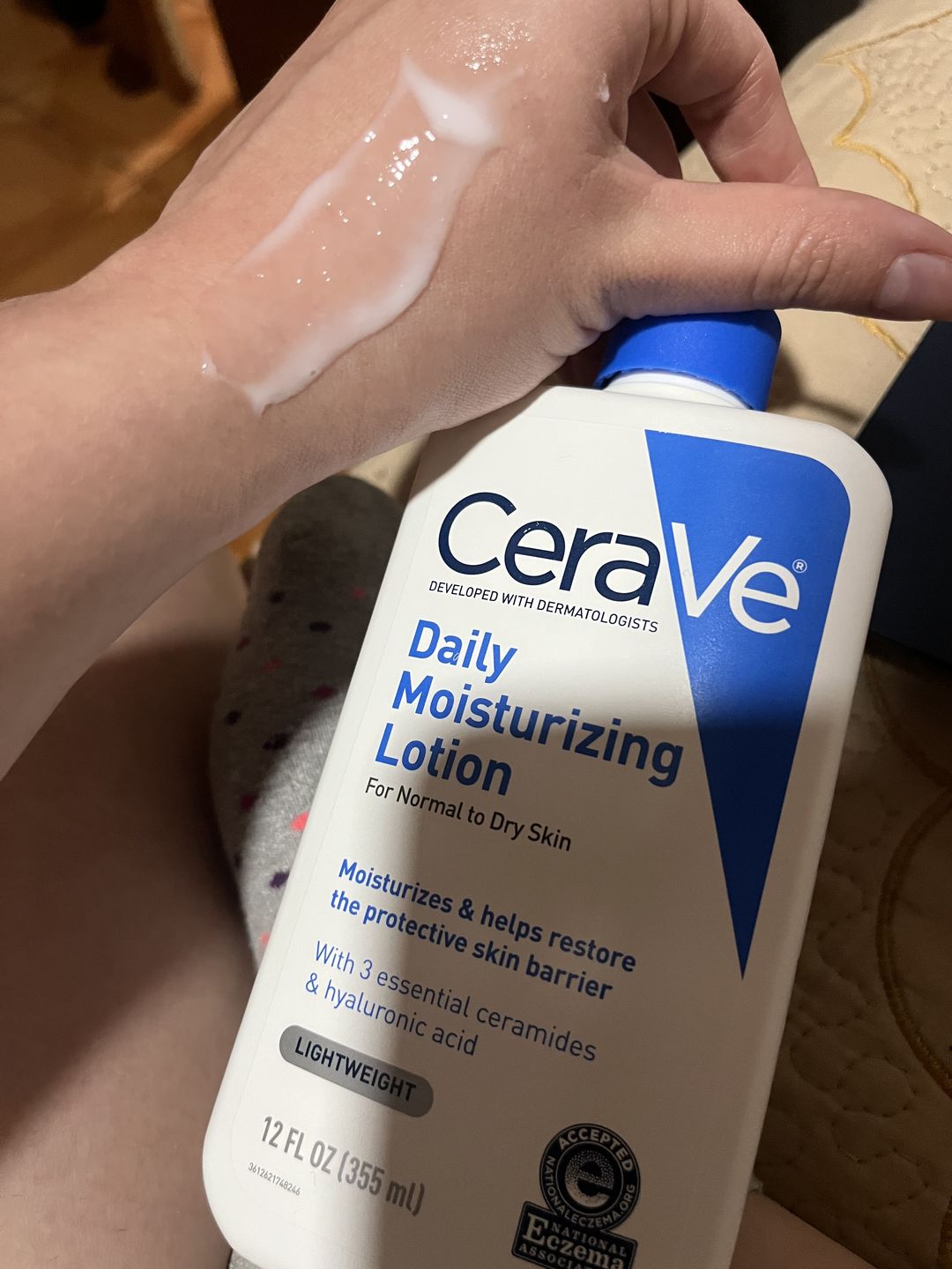 Customer photo review of Daily Moisturizing Lotion