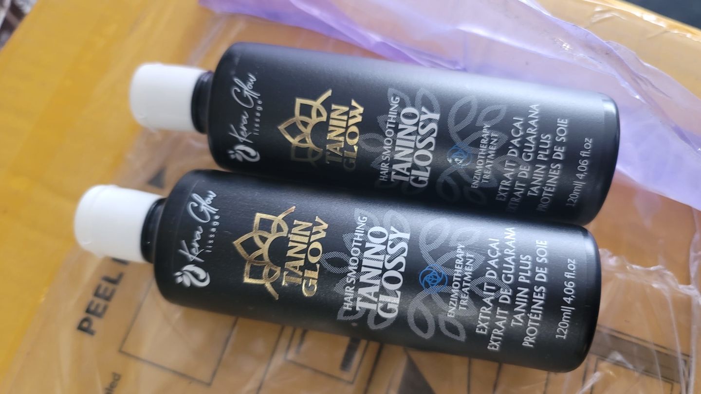 Customer photo review of Lissage au Tanin Kera Glow Tanino Glossy