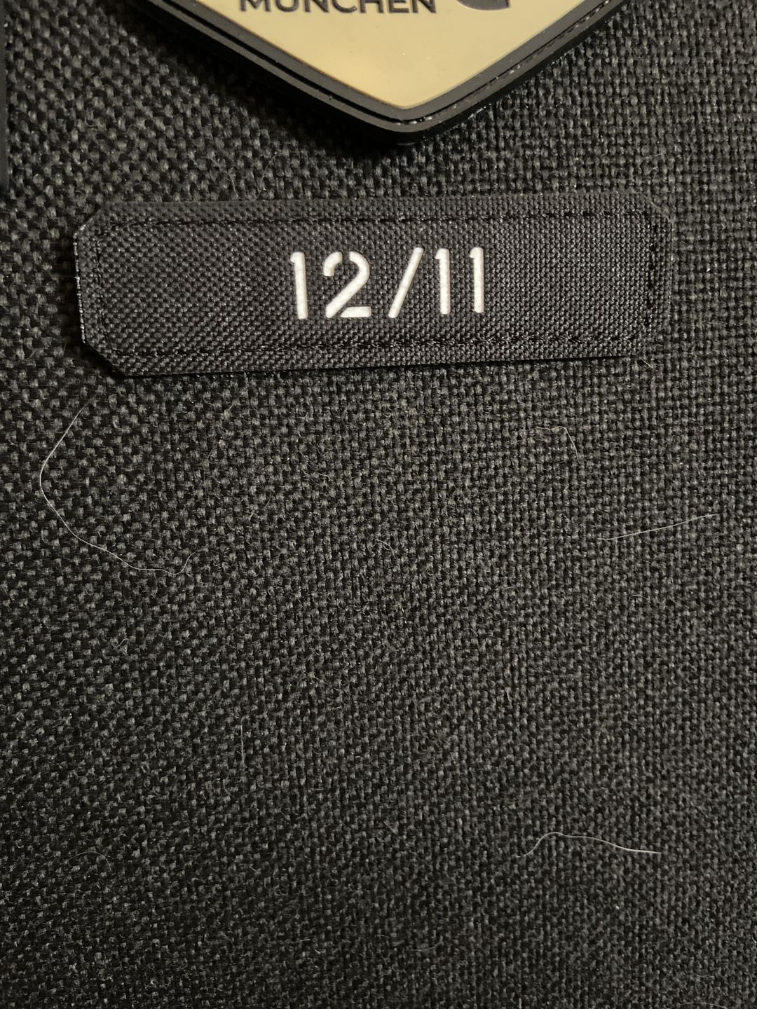 Customer photo review of Individuelle Namensschilder Lasercut Textil Patches ( Ab 1 Stück )