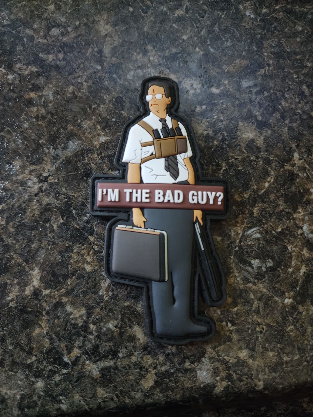 Customer photo review of Falling Down - Morale Patch