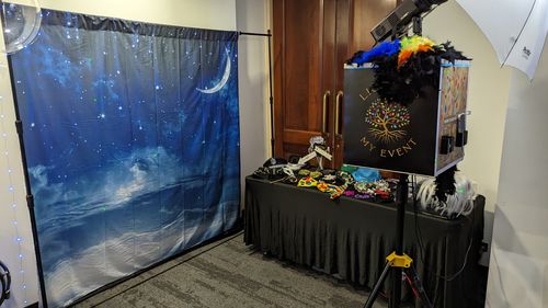 Customer photo review of Kate Night Sky Backdrop Cloud Moon and Star Children