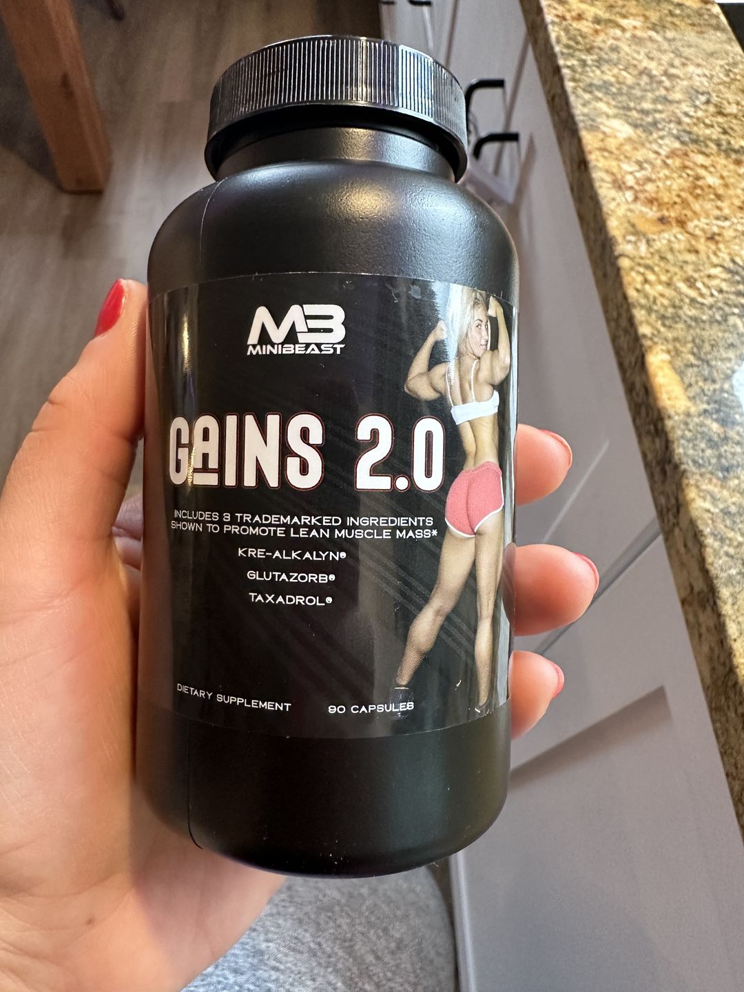 Customer photo review of Gains 2.0